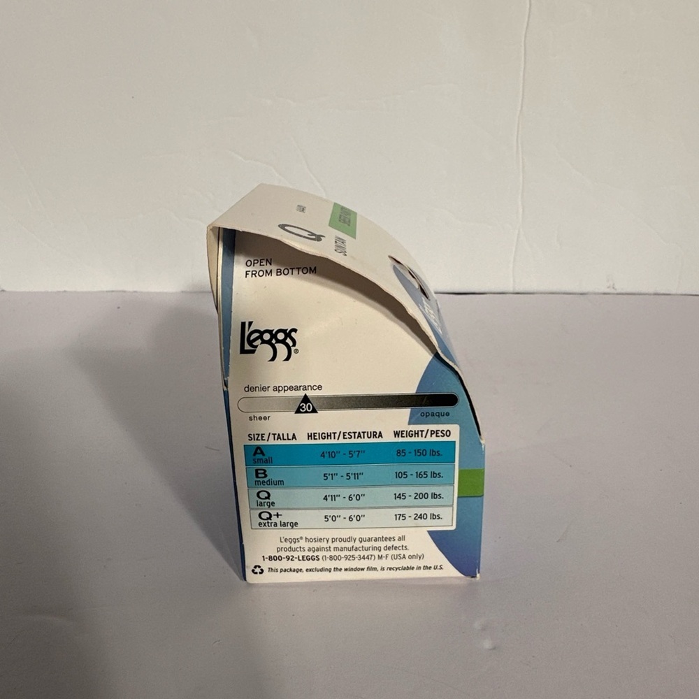 L’eggs Sheer Energy Sheer Panty Medium Support Leg Suntan Q New In Box - Picture 3 of 6